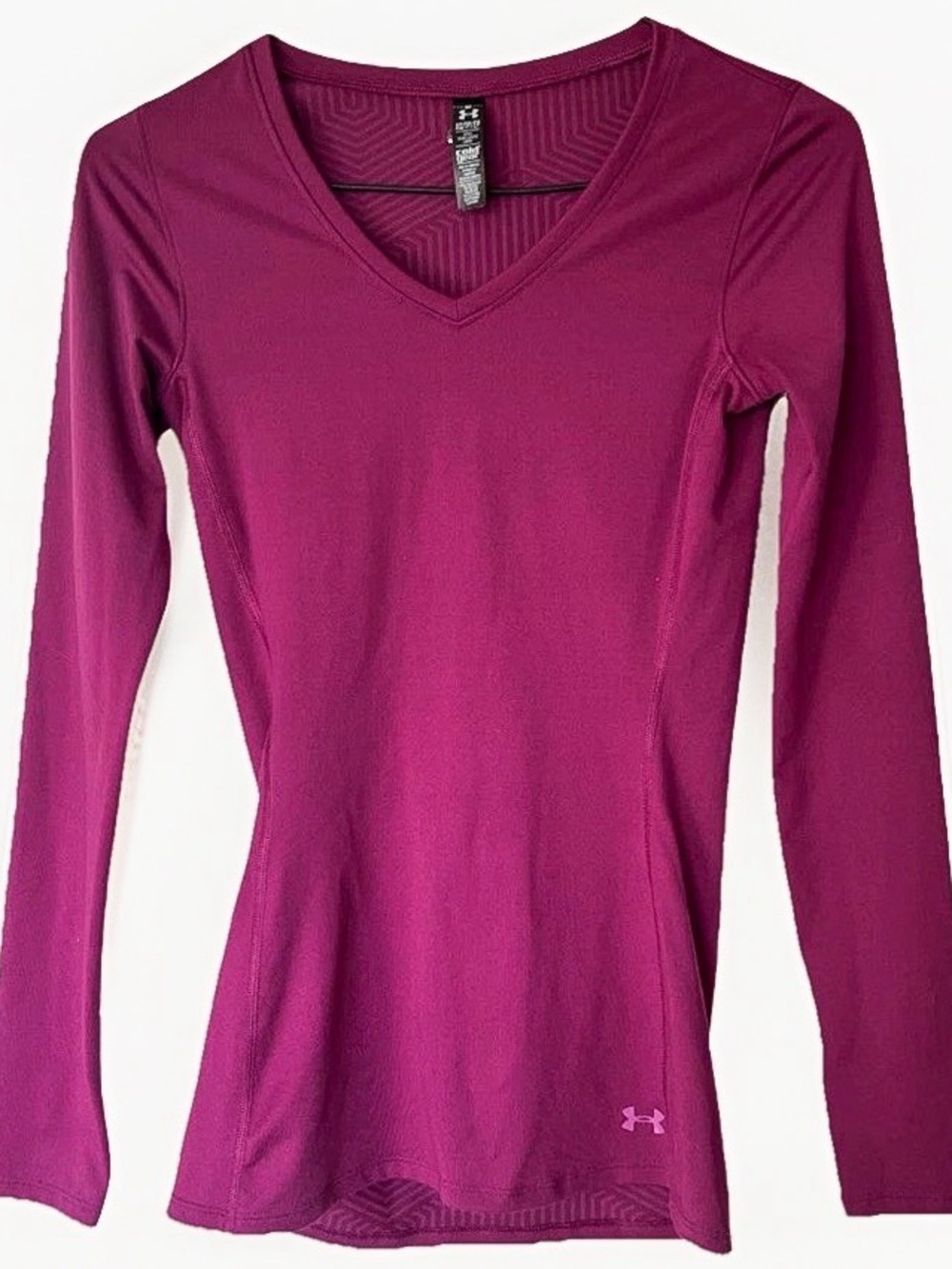 Under Armour Women’s XS Purple Cold Gear Fitted Long Sleeve Running Tee